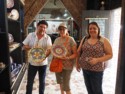 Dana helps June shop for ceramics